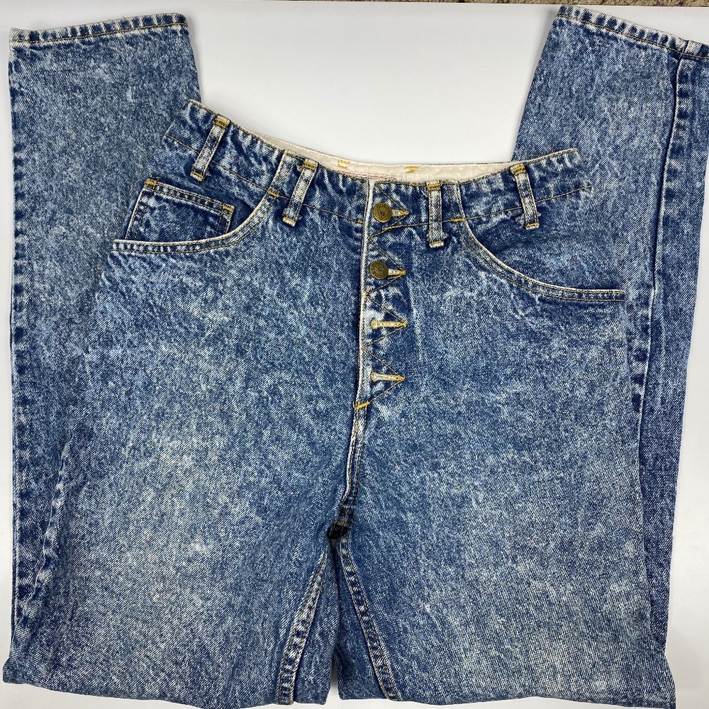 Vintage Guess Jeans Acid Wash Button fly